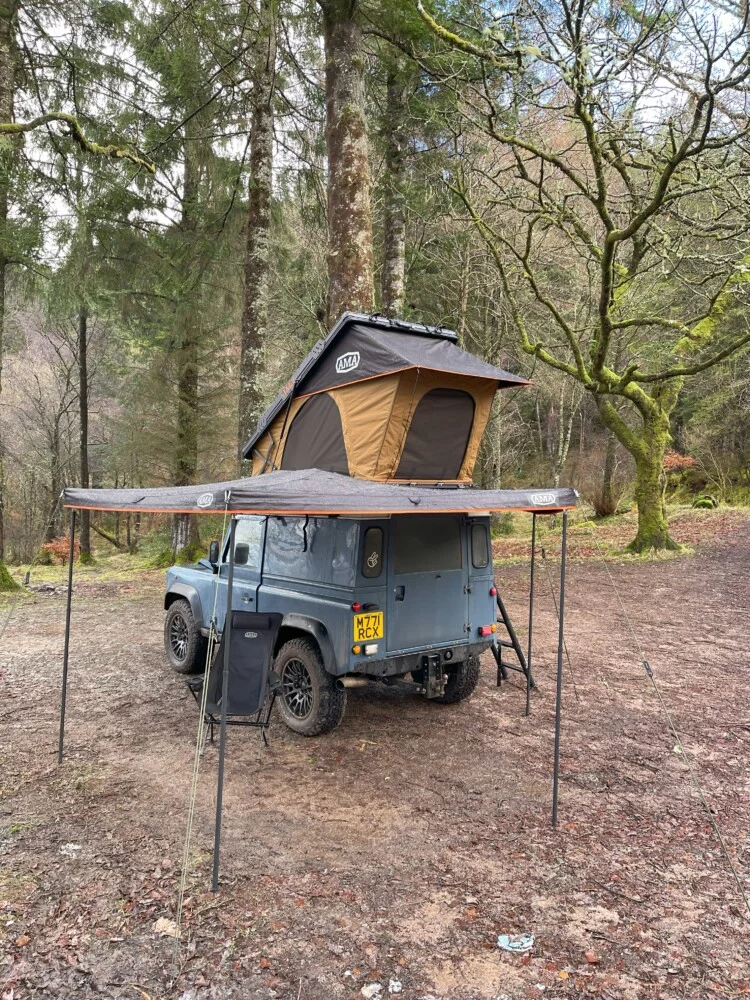 AMA roof tent desert awning